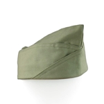 WWII U.S. Army OD Overseas Cap / Garrison Cap