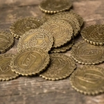 Copper Eagle Fantasy Coins – 30 Piece Metal LARP Currency Set