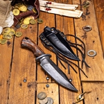 Ranger Knife - W/Scabbard - BLack - LARP Foam - 8-1/4 in CLOSEOUT