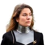 Landsknecht Gorget - Polished Steel