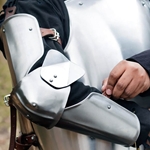Soldier 15th–16th Century Steel Arm Armor Set – Vambraces, Rerebraces and Couters