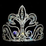 Large Fleur Di Lis Tiara 172-12737