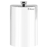 Plain Tall Pewter Flask 8 Ounces
