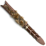 Conan Father’s Sword Scabbard – Leather, Faux-Fur and Brass Fantasy Sheath