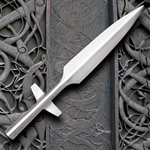 Winged Broad Viking Spearhead – Hand-Forged High Carbon Steel