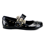 Steampunk Maryjanes with Bat Buckle - Size 7