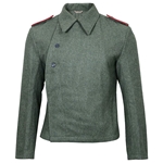 WWII German Heer Field Grey Assault Gun Wrap Jacket – Reproduction Sturmartillerie Uniform