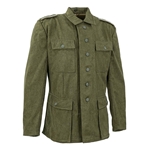 WWII German M43 Field-Grey Wool Heer Tunic – 80% Wool Reproduction