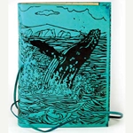 Whale Leather Blank Book 45-BBBCWHA