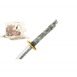 Marto Miniature Highlander Dragon-Head Katana – Gold-Finished Licensed Movie Collectible
