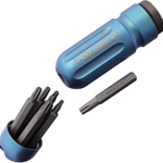 AuCon - Knife Tool XS Green Ti ACN300515