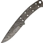 Alabama Damascus Steel - Damascus Knife Blade ADS088