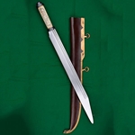 Viking Bone-Grip Longseax,Viking Sax Knife