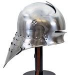 German Sallet Helm - 18 Gauge,German Sallet Helm