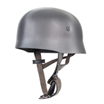 WWII German M38 Fallschirmjäger Paratrooper Helmet Reproduction – Steel Shell with Leather Liner