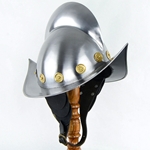 Spanish Morion Helm with Leather Cheekplates,Spanish Morion Helm with Liner AH-6782