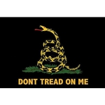 Flags - Black Gadsden Flag FLAG7254