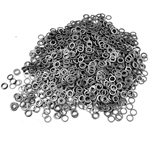 Loose Chainmail Rings - Solid Flat Ring 9mm