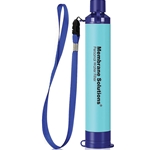 Membrane Solutions - Water Filter Straw Blue