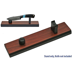 Knife Display Stand - Black / Brown Finish