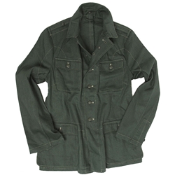 German WWII M42 HBT Summer Work Tunic – Wehrmacht-Style Reproduction Field Jacket
