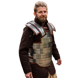 Viking Lamellar Armor - Polished Steel