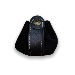 Wanderer Small Celtic Leather Belt Pouch – Black