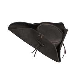 Leather Pirate Tricorn Hat