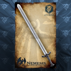 Soldier's Long Sword - Notched- LARP Foam - 39 In