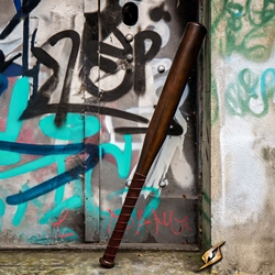 Baseball Bat - LARP Foam - Wood