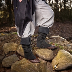 Theoderic Gaiters - Black Suede