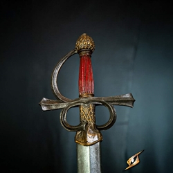 Rillet Rapier LARP Foam - Red Grip 45 In