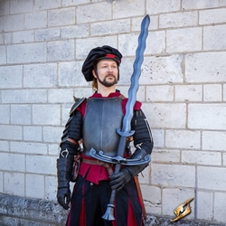 Landsknecht Flamberge Sword - LARP Foam - 59 in