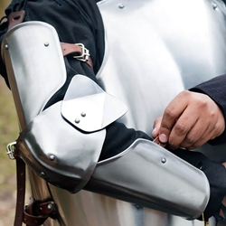 Soldier 15th–16th Century Steel Arm Armor Set – Vambraces, Rerebraces and Couters