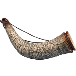 Raised Relief Drinking Horn