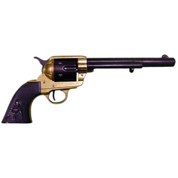 Old West M1873 Cavalry Revolver Replica Two Tone Finish Non-Firing FD1109L