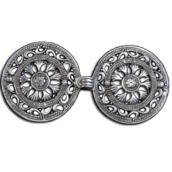Large Round Renaissance Cloak Clasp 130.0967