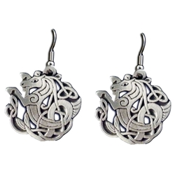 Celtic Seahorse Earrings 132.0678