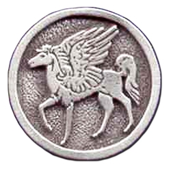 Pegasus Pewter Pin