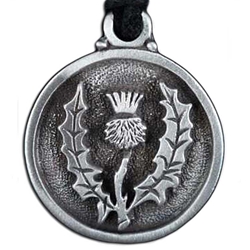 Thistle Pewter Pendant Necklace 121.0615