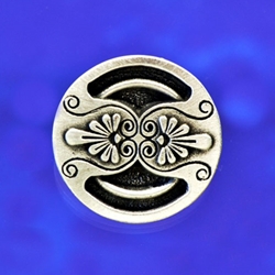 Countryside Button Fine Pewter