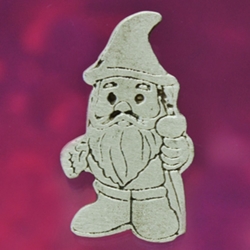 Gnome Pewter Shank Button