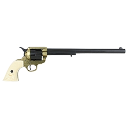 M1873 Single Action Buntline Special Revolver Non-Firing Gun - Black/Gold