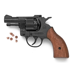 Olympic 6MM Blank Firing Revolver Wood Grip
