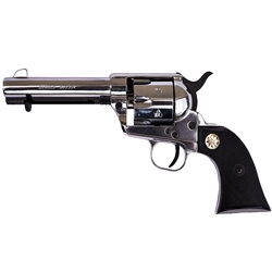 Deluxe 1873 6mm Fast Draw Blank Firing Revolver Nickel