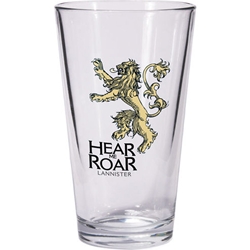 Game of Thrones Lannister Pint Glass