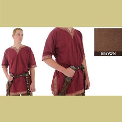 Viking Shirt, Brown, Large