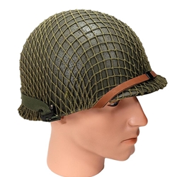 U.S. M1 Helmet with Liner and Net,US M1 Infantry Helmet with Liner WWII Reproduction