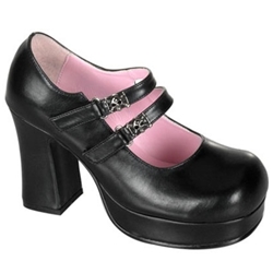 Gothika Double Buckle Mary Jane Platform Shoes 34-3098