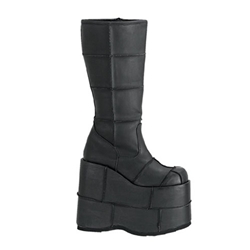 Stack Platform Knee Boots